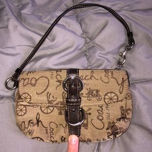 Vintage Coach wristlet